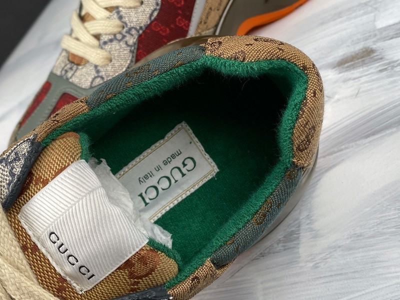 G*u*i* Rhyton Vintage Trainer Sneaker 576969 DRW00 9522