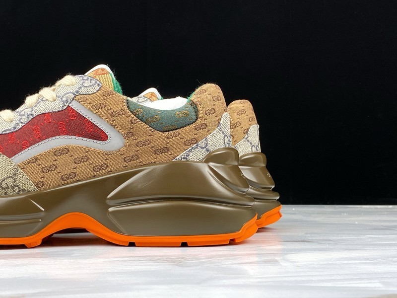 G*u*i* Rhyton Vintage Trainer Sneaker 576969 DRW00 9522