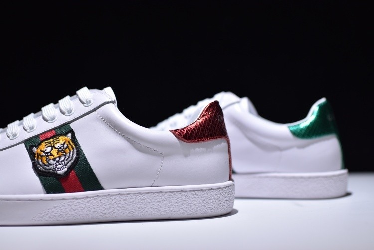 G*u*i* Ace Embroidered Low-Top Sneaker with TIGER MENS