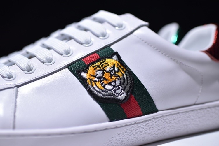 G*u*i* Ace Embroidered Low-Top Sneaker with TIGER MENS