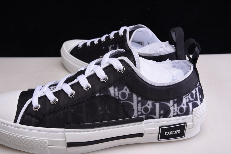 B23 OBLIQUE LOW black white SNEAKERS T00480H051