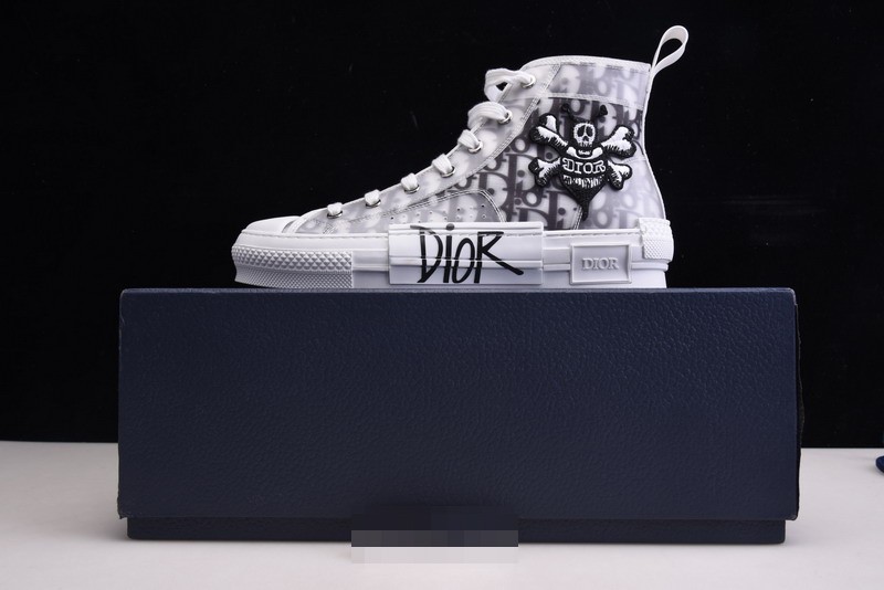 B23 Oblique High Top Sneakers white T004801-1070