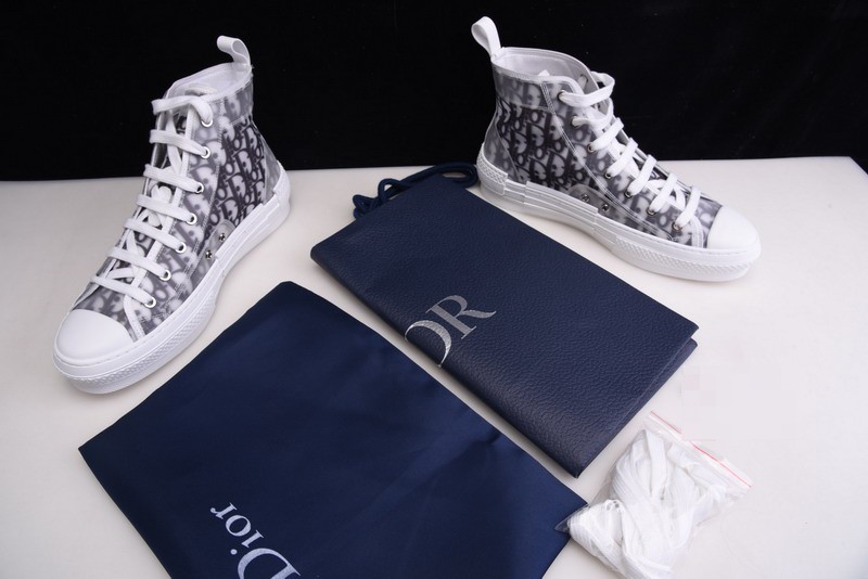 B23 Oblique High Top Sneakers white T004801-1070