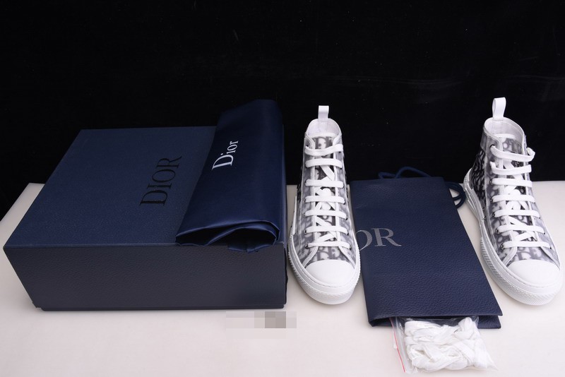 B23 Oblique High Top Sneakers white T004801-1070