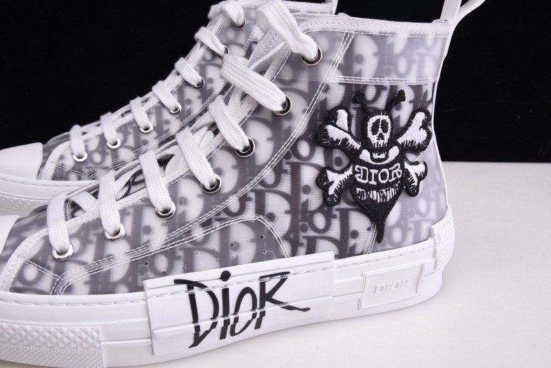 B23 Oblique High Top Sneakers white T004801-1070