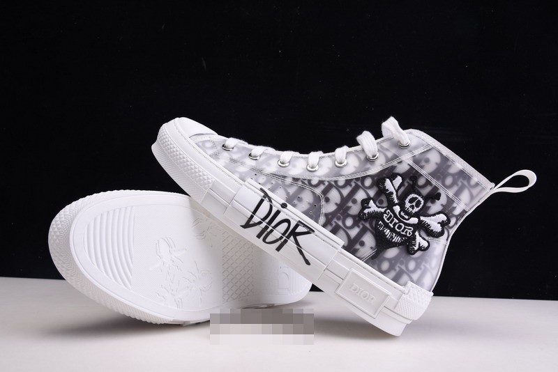 B23 Oblique High Top Sneakers white T004801-1070