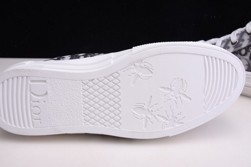B23 Oblique High Top Sneakers white T004801-1070