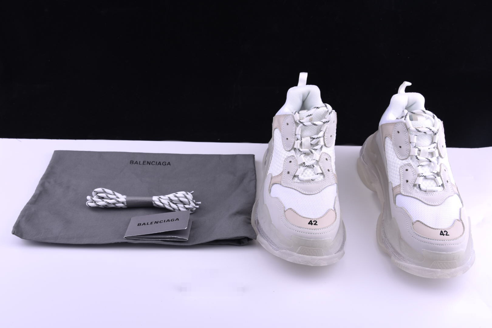 TRIPLES TRAINER CLEAR SOLE SNEAKERS 3000002