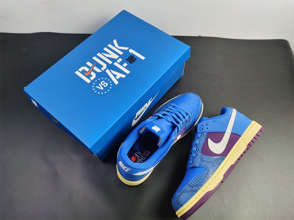 Undefeated Nike Dunk Low Dunk vs AF1 DH6508-400