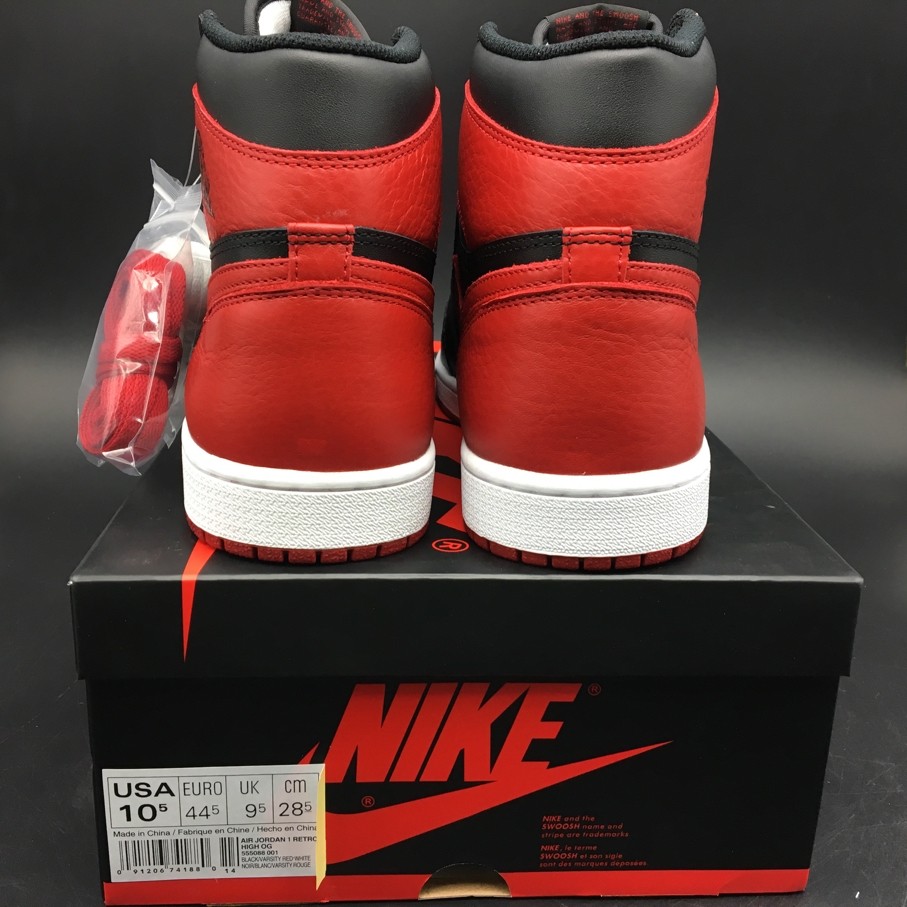 AJ1 Air Jordan 1 Retro High OG Banned  555088-001