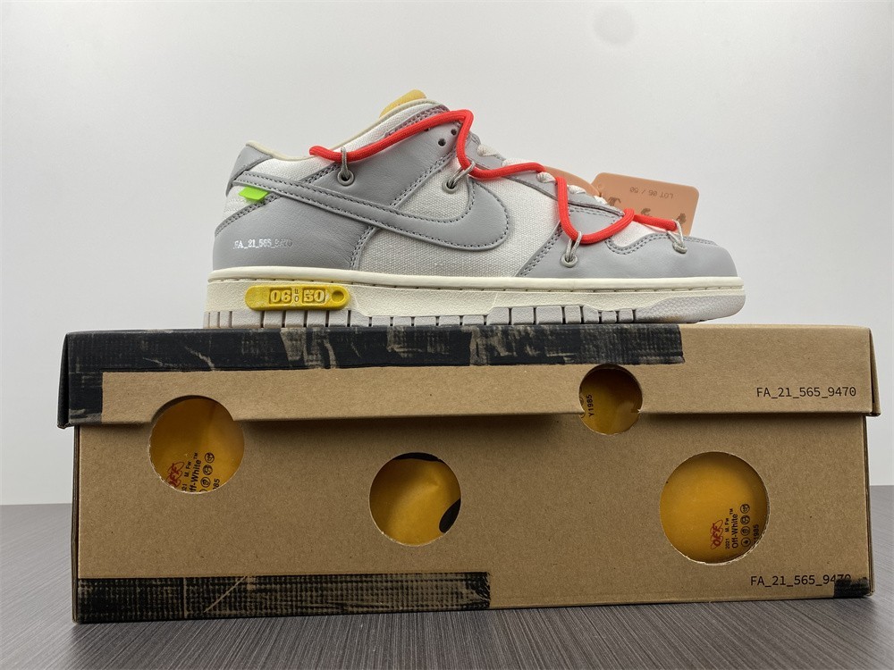 OFF-WHITE X DUNK LOW “06 OF 50” DM1602-110