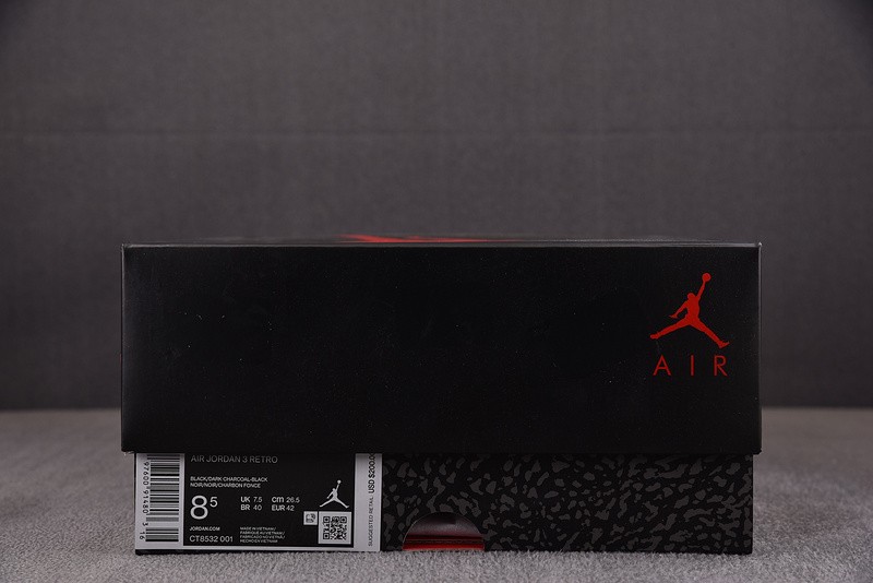 Air Jordan 3 Black Cat 2025 CT8532-001