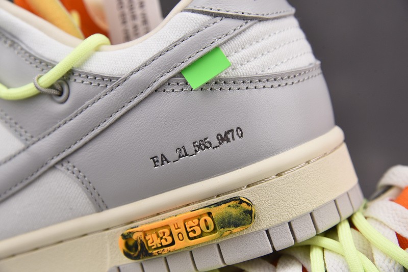 OFF-WHITE X DUNK LOW “43 OF 50” DM1602-128