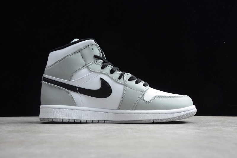 AIR JORDAN 1 MID LIGHT SMOKE GREY 554724-092
