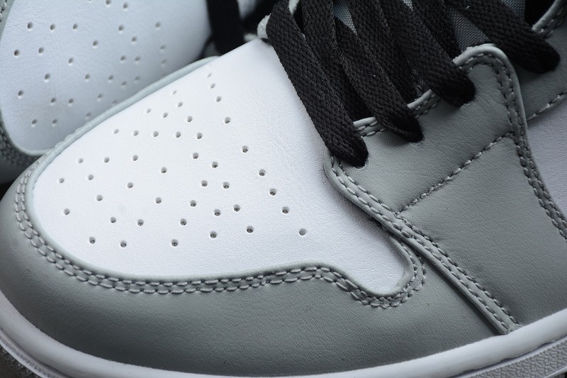 AIR JORDAN 1 MID LIGHT SMOKE GREY 554724-092