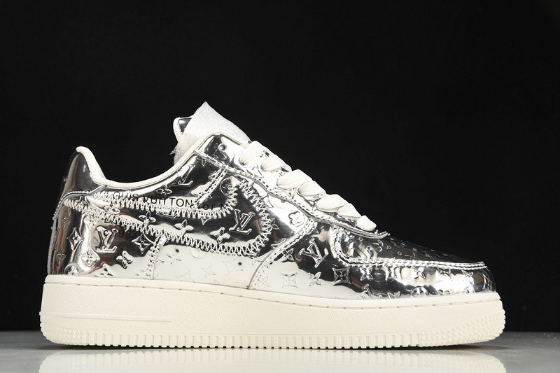 NIKE LOW AIR FORCE 1 X SILVER