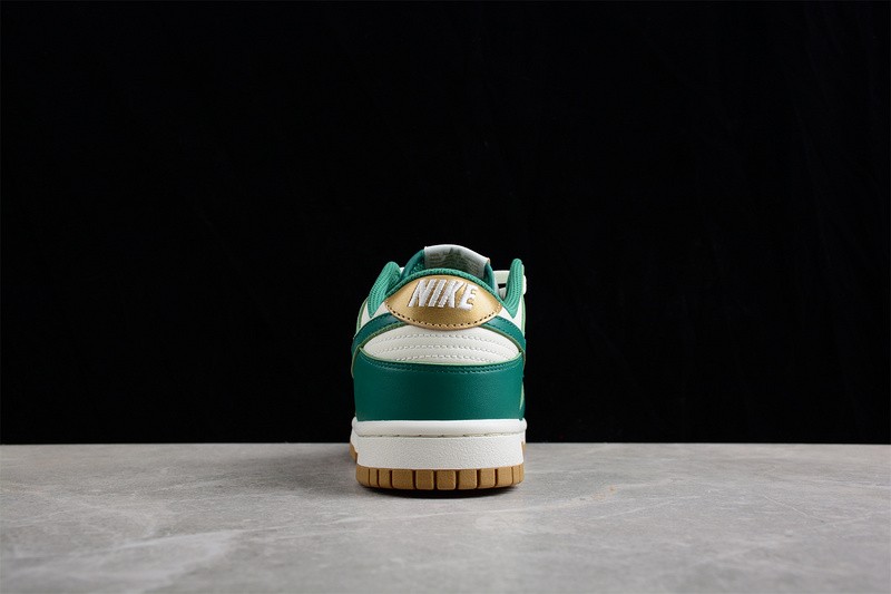 Nike Dunk Low Green White Metallic Gold FB7173-131