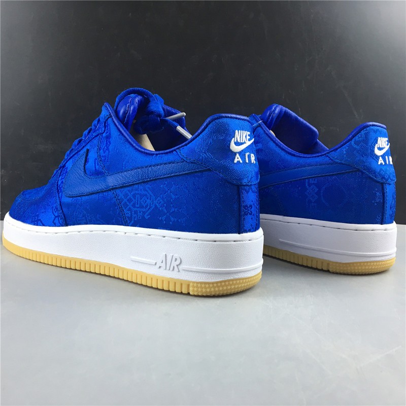 CLOT Nike Air Force 1 Blue Silk CJ5290-400