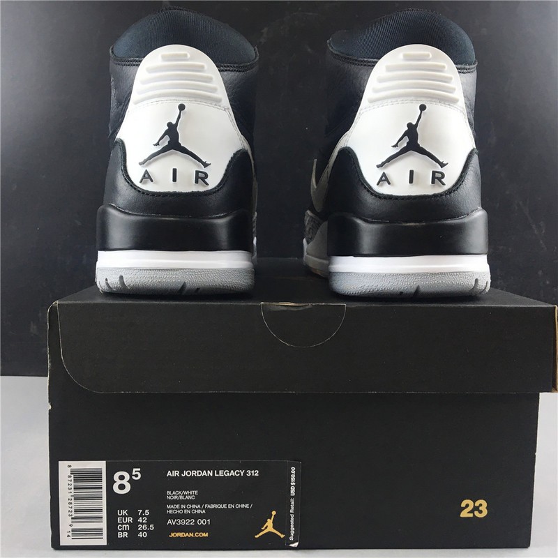 Jordan Legacy 312 Black White AV3922-001