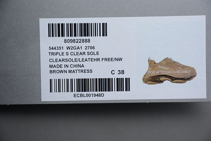TRIPLES TRAINER CLEAR SOLE SNEAKERS 3000020