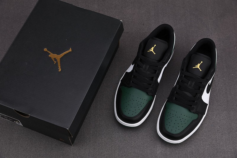 AIR JORDAN 1 LOW GREEN TOE 553558-371