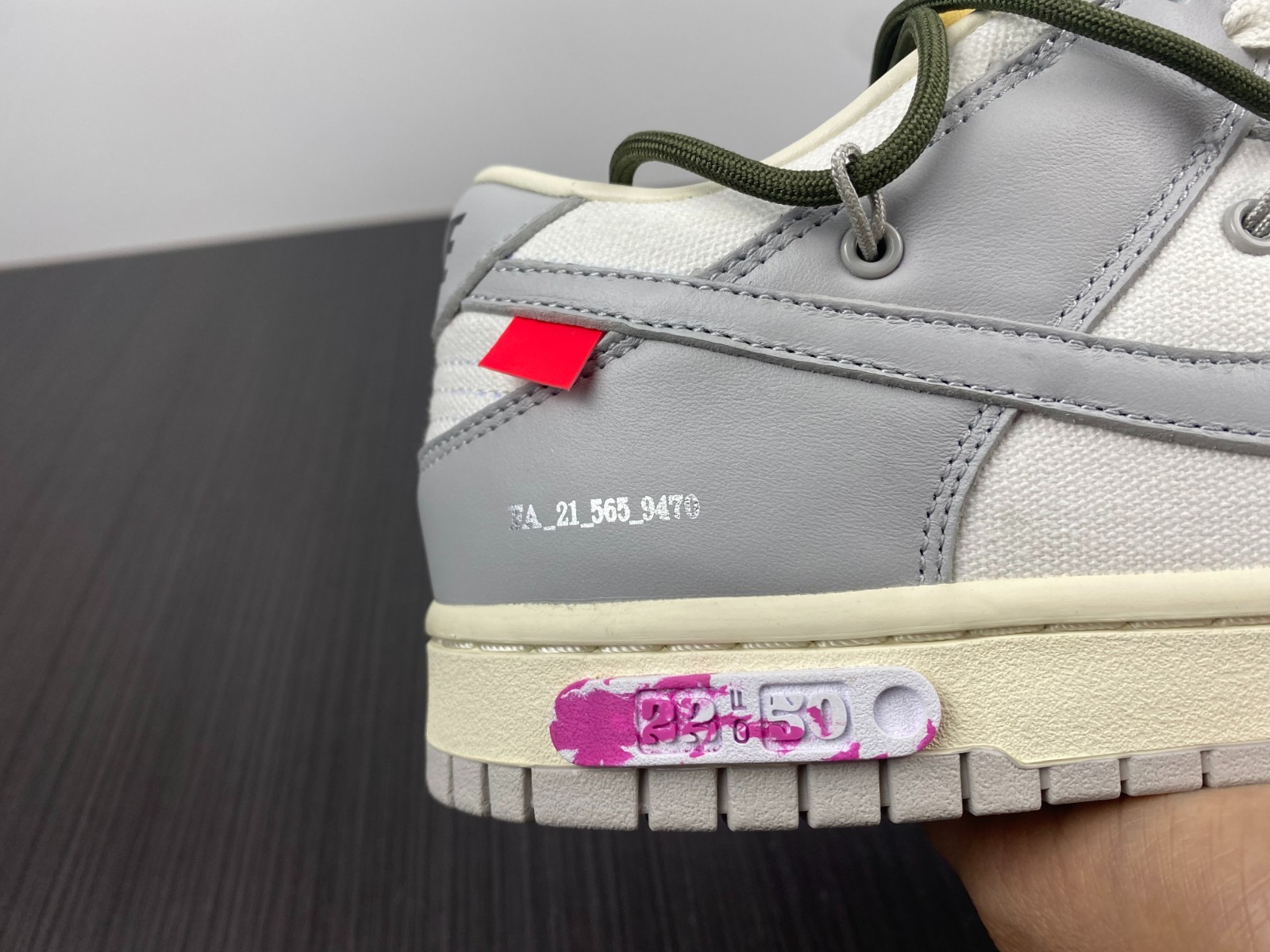 OFF-WHITE X DUNK LOW “22 OF 50” DM1602-124