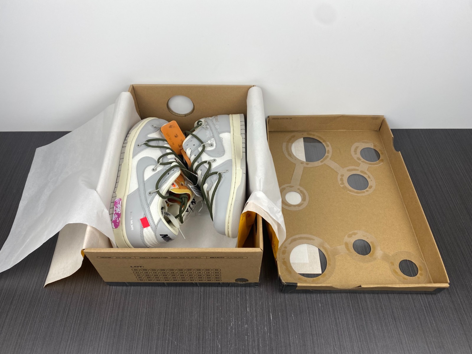 OFF-WHITE X DUNK LOW “22 OF 50” DM1602-124