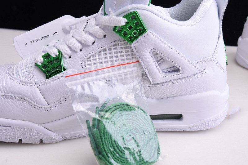 Air Jordan 4 Retro “Pure Money” white green CT8527-113