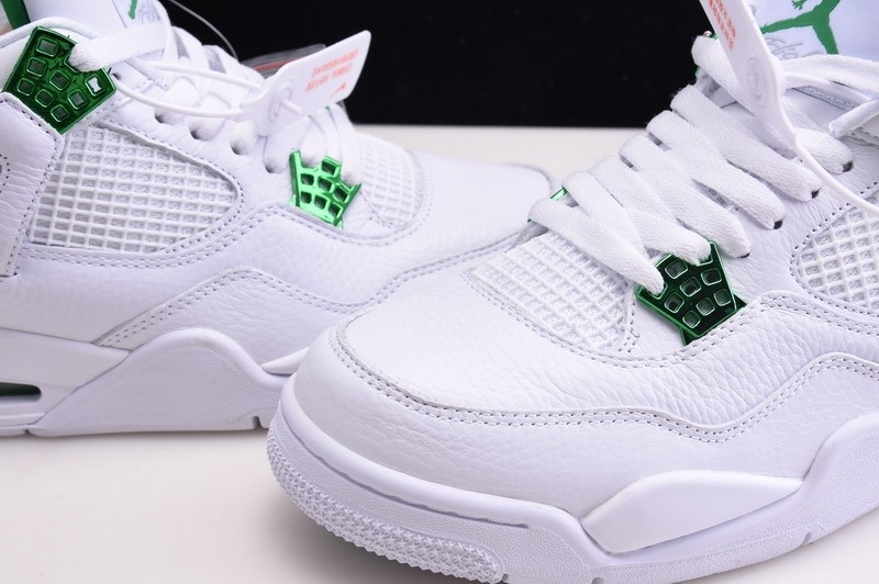 Air Jordan 4 Retro “Pure Money” white green CT8527-113