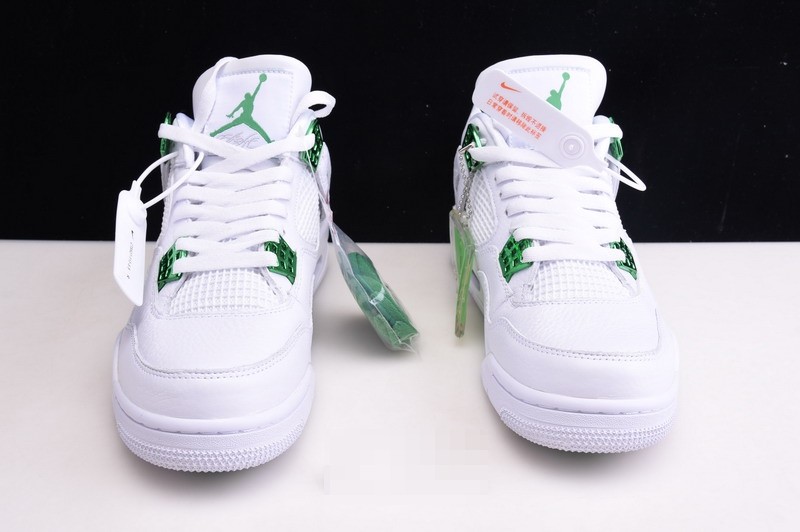 Air Jordan 4 Retro “Pure Money” white green CT8527-113