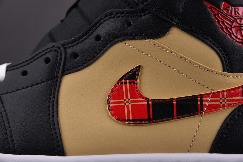 Air Jordan 1 Mid Tartan Swoosh DZ5329-001