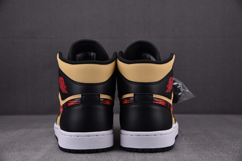 Air Jordan 1 Mid Tartan Swoosh DZ5329-001