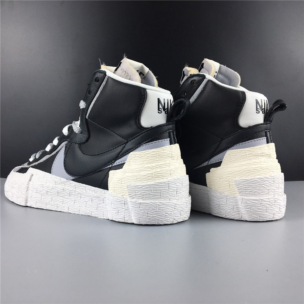 Sacai x Blazer Mid Black Grey BV0072-002