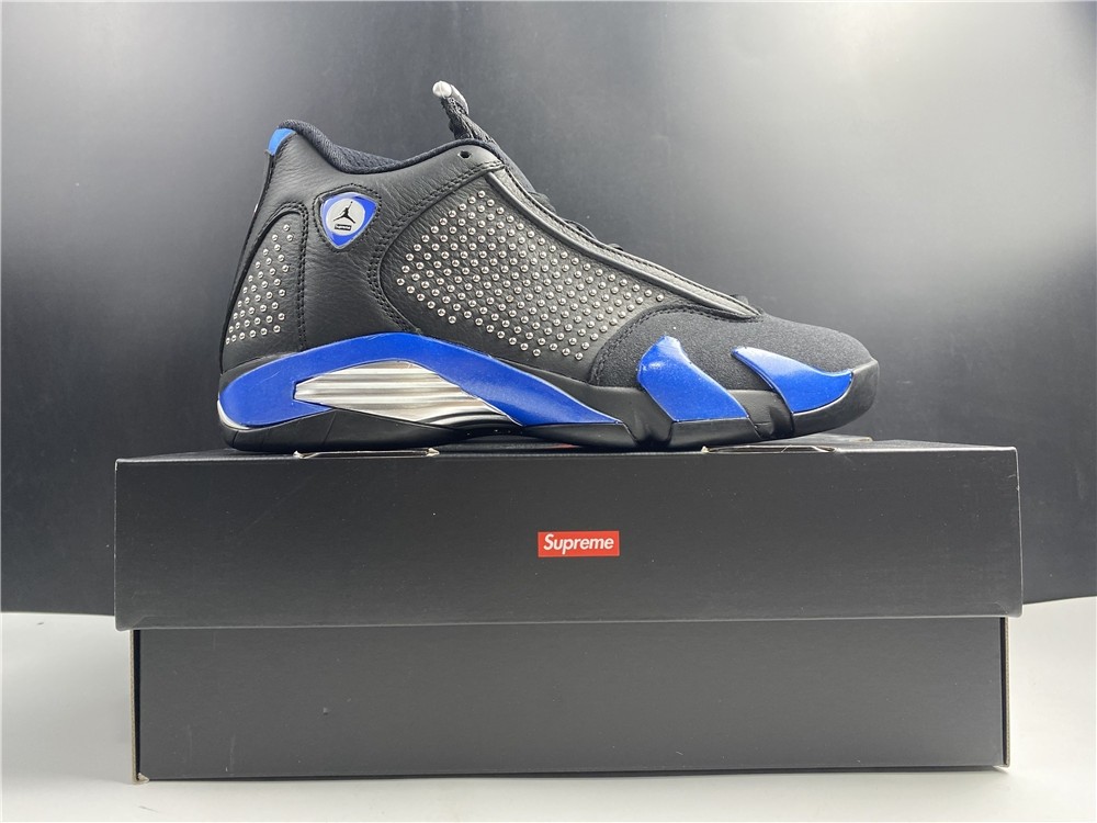 S*p*e Air Jordan 14 Black Varsity Royal BV7630-004