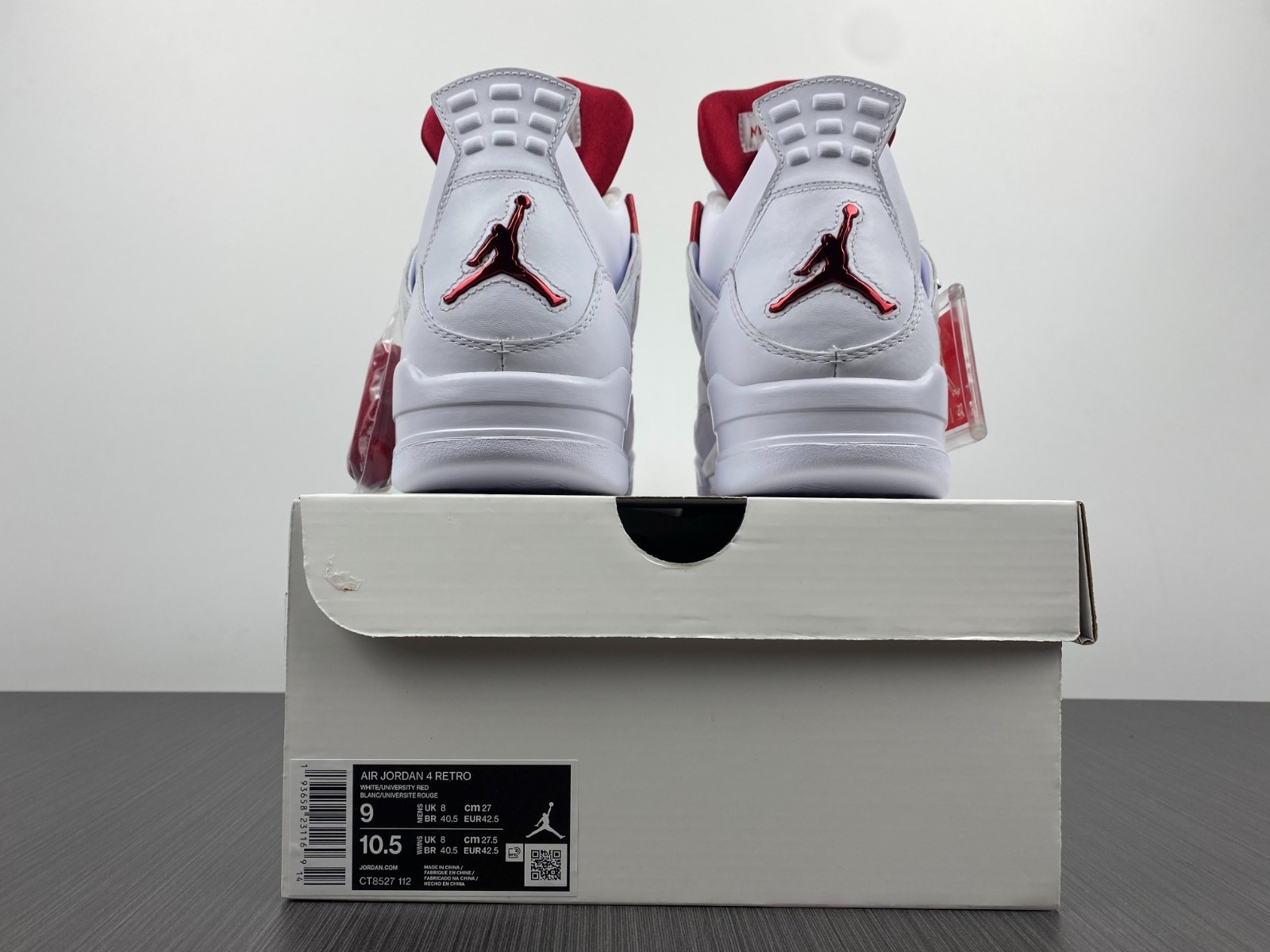 Air Jordan 4 Retro “Pure Money” Red Metallic CT8527-112
