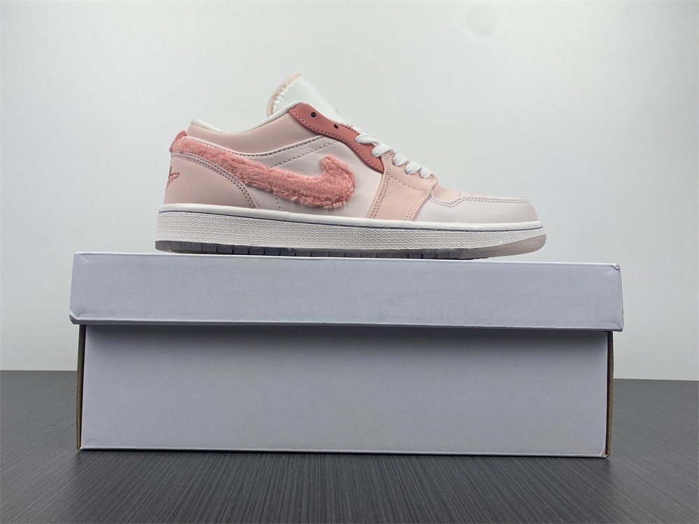 Air Jordan 1 Low White Pink Grey - DM5443-666