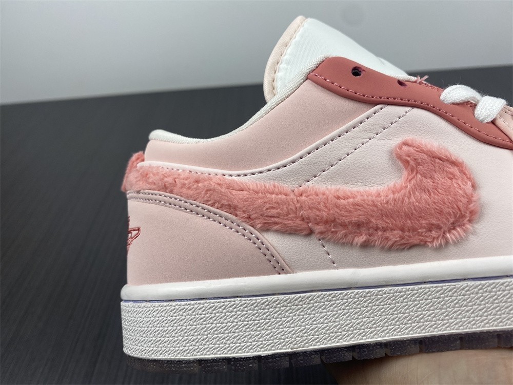 Air Jordan 1 Low White Pink Grey - DM5443-666