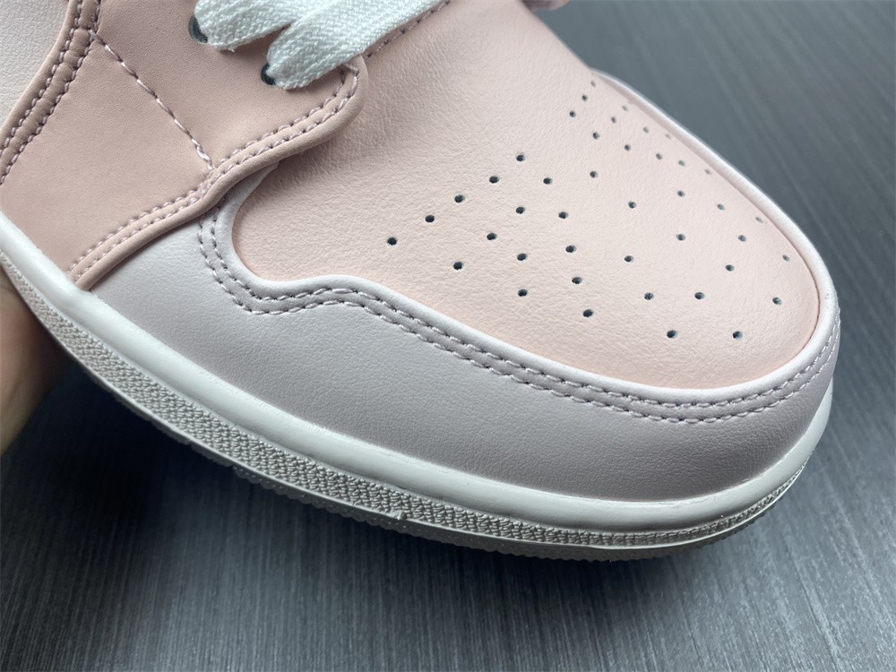 Air Jordan 1 Low White Pink Grey - DM5443-666