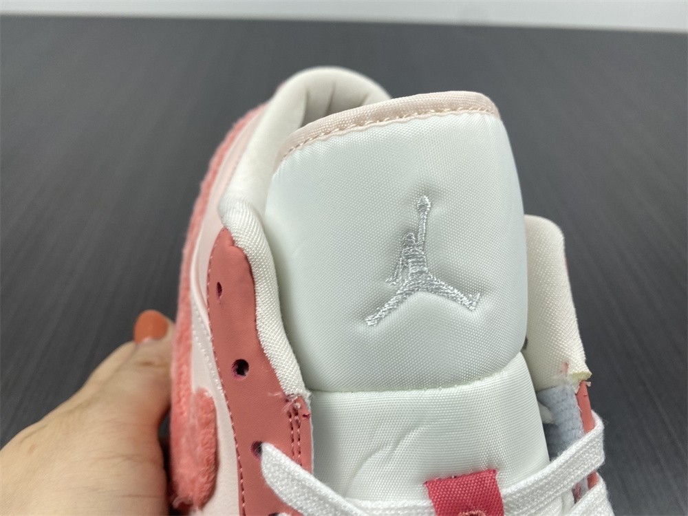 Air Jordan 1 Low White Pink Grey - DM5443-666