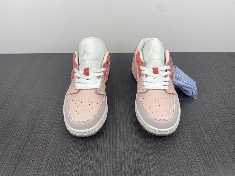 Air Jordan 1 Low White Pink Grey - DM5443-666