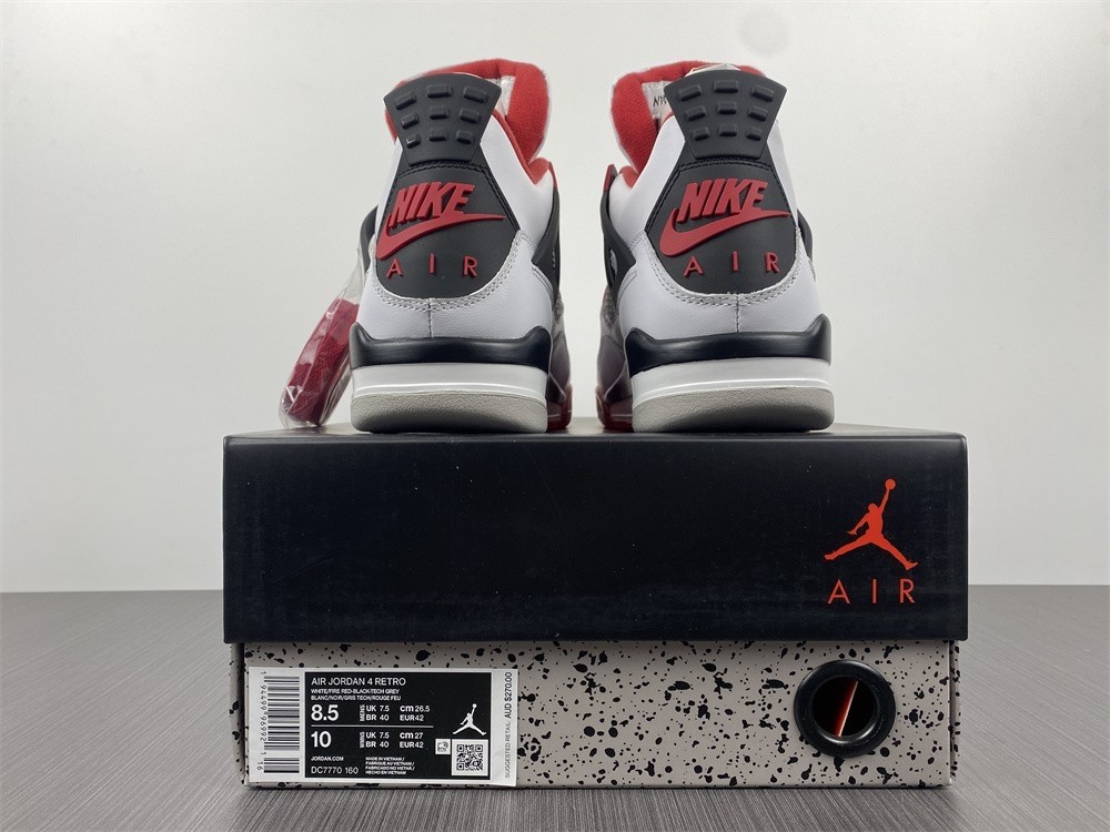 Air Jordan 4 “Fire Red”  DC7770-160