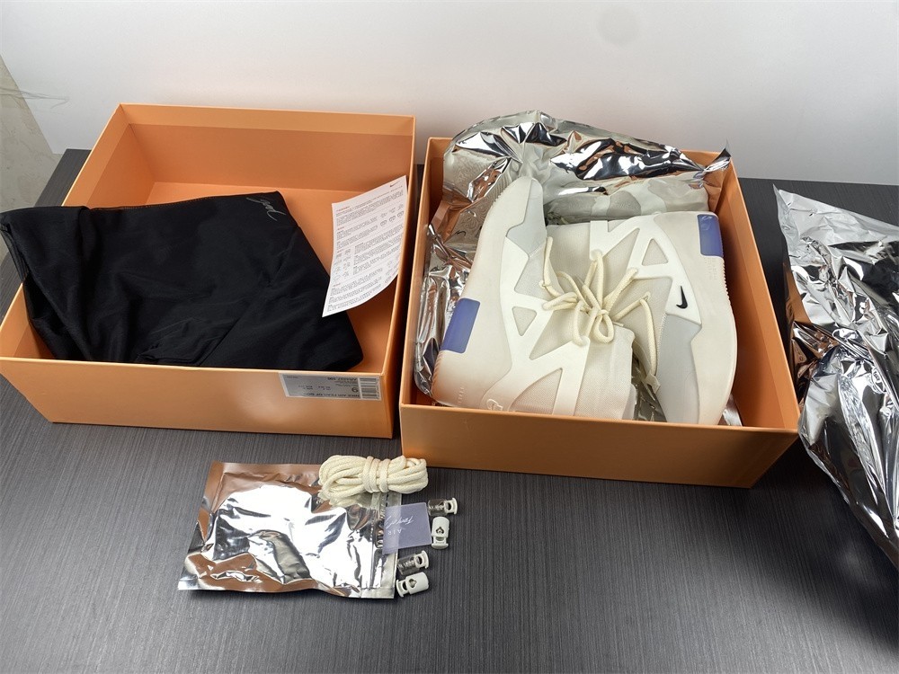 Nike Air Fear Of God 1 Sail Black - AR4237-100