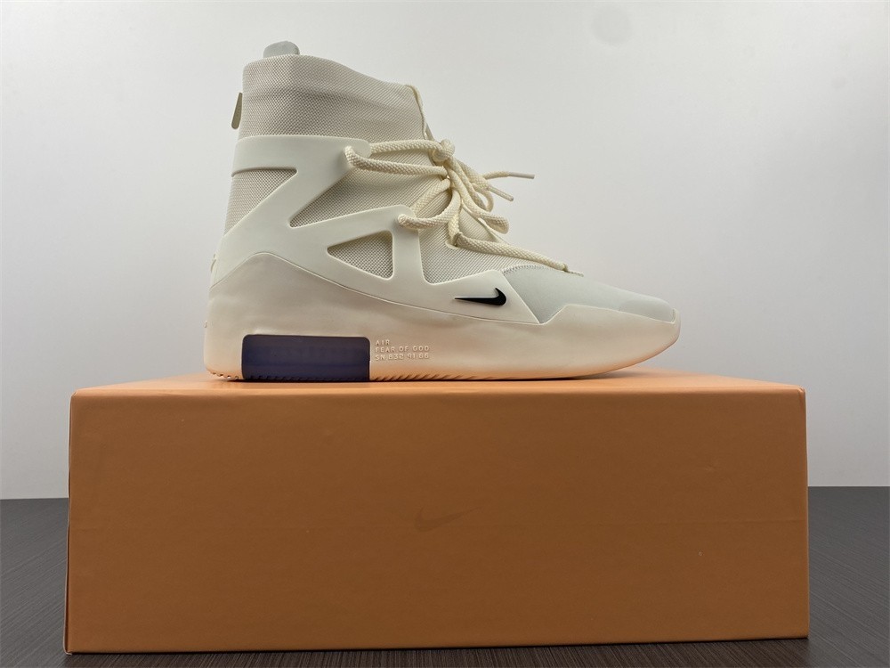 Nike Air Fear Of God 1 Sail Black - AR4237-100