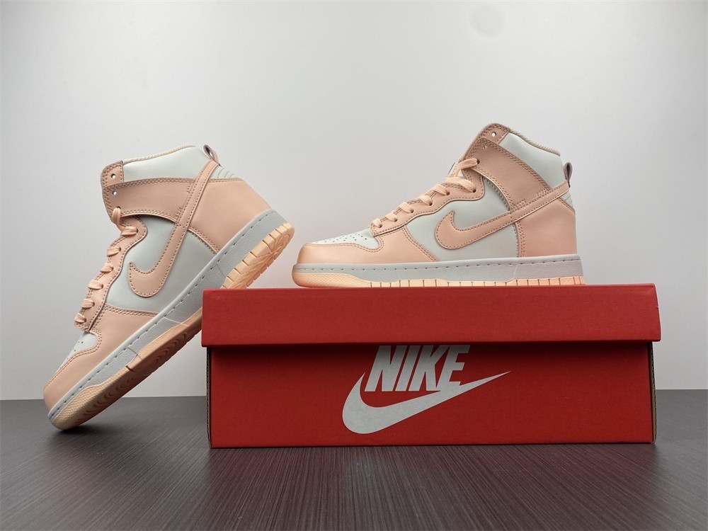 Nike Dunk High Sail Crimson Tint - J - DD1869-104
