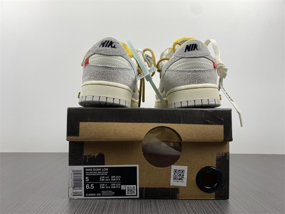 Nike Dunk Low Off-White Lot  “37 OF 50” DJ0950-105