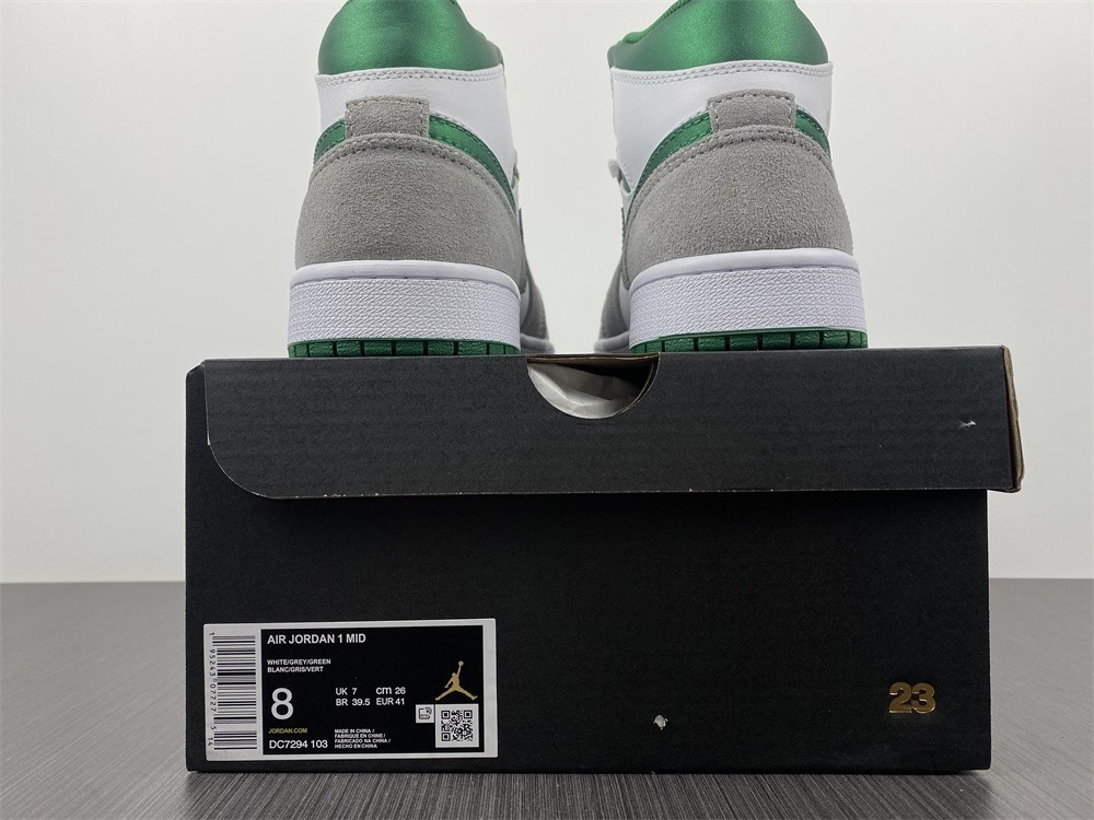 Air Jordan 1 Mid Grey Green - DC7294-103