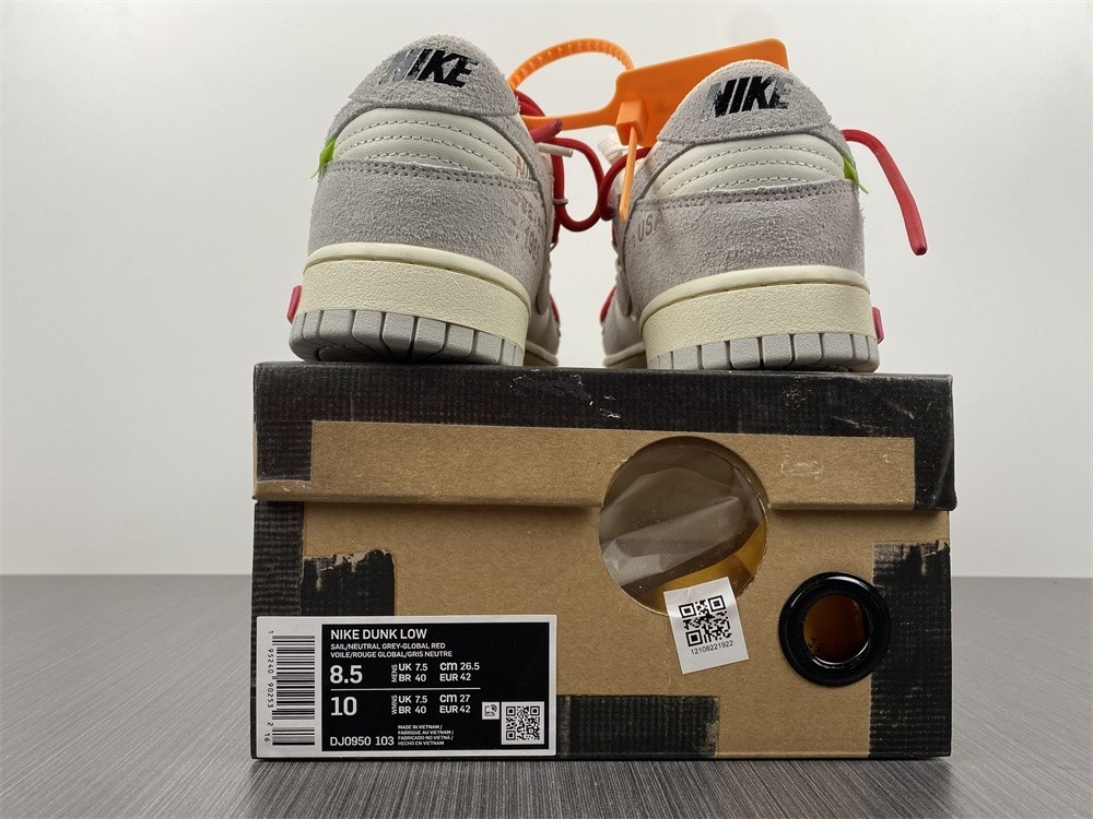 Nike Dunk Low x OW The 40-of50  DJ0950-103