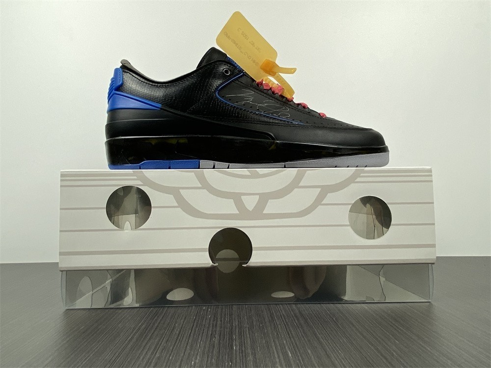Off-White Air Jordan 2 Black Blue DJ4375-004