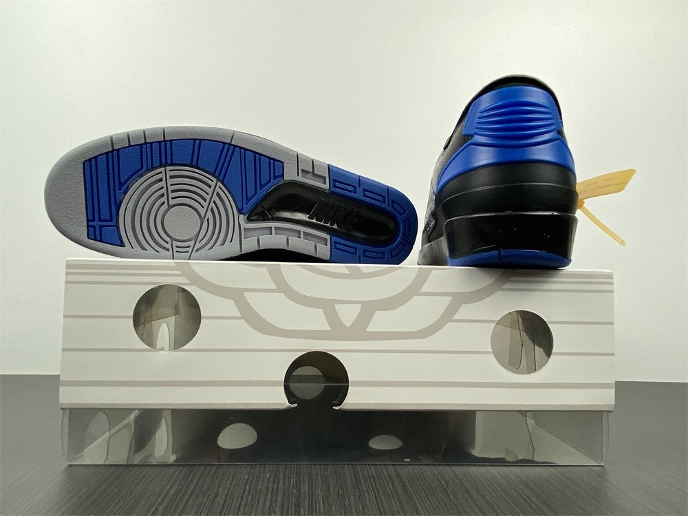 Off-White Air Jordan 2 Black Blue DJ4375-004