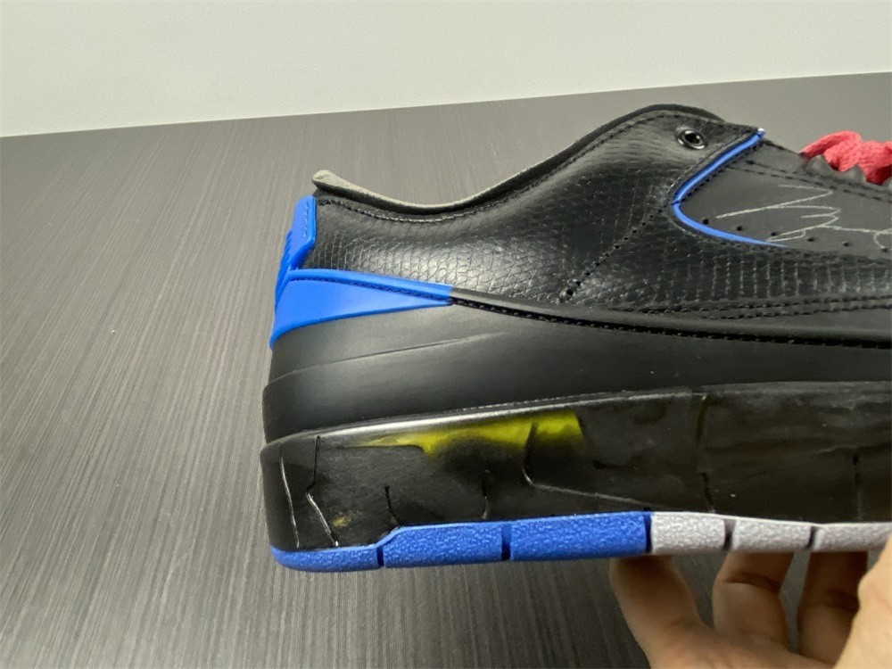 Off-White Air Jordan 2 Black Blue DJ4375-004